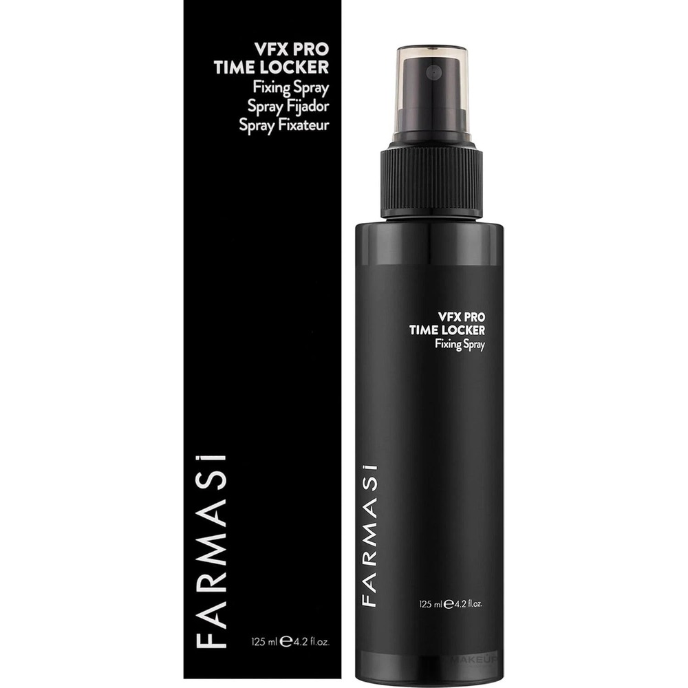 Farmasi VFX Pro Time Locker FIXING SPRAY 125 ml 4.2 fl oz ~ NEW IN BOX MFG 11/25